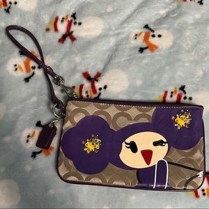 Violette Coach Clutch Purse
